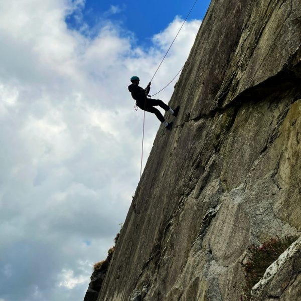 Abseiling in Snowdonia Abseiling in Snowdonia