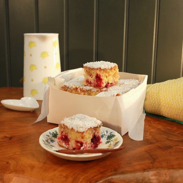 Cherry and coconut cake box north wales Cherry and coconut cake box north wales