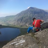 Rock climbing in Snowdonia