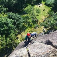 Rock climbing taster session north wales
