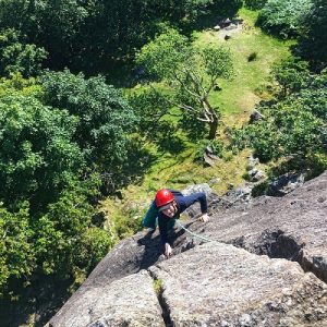 Rock climbing taster session north wales